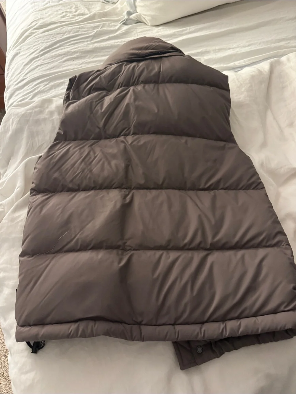 Super puff vest XS modern taupe